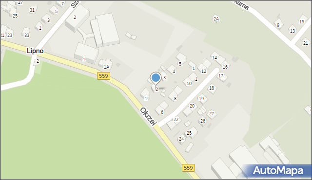 Lipno, Osiedle Skłodowskiej-Curie Marii, 2, mapa Lipno