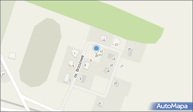 Lniano, Osiedle Brzozowe, 10, mapa Lniano