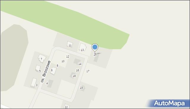 Lniano, Osiedle Brzozowe, 15, mapa Lniano