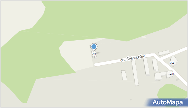 Lubniewice, Osiedle Świerczów, 2/6, mapa Lubniewice