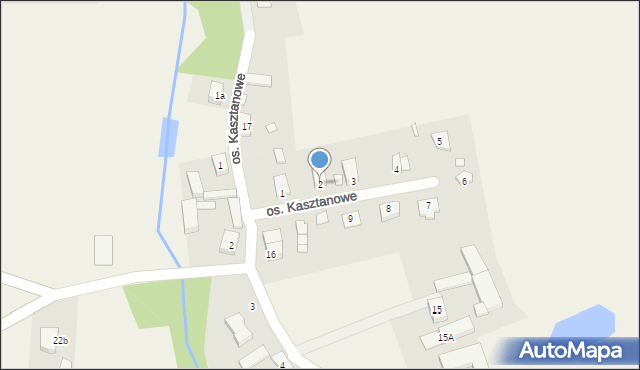 Lubochnia, Osiedle Kasztanowe, 2, mapa Lubochnia