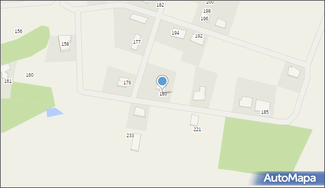 Lubochnia, Osiedle Sosnowe, 180, mapa Lubochnia