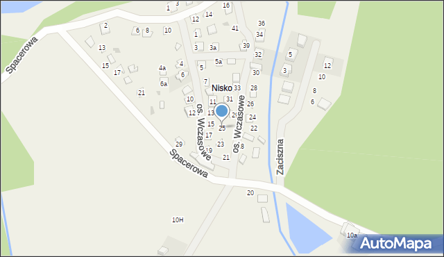 Lubowidz, Osiedle Wczasowe, 25, mapa Lubowidz