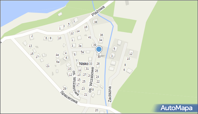 Lubowidz, Osiedle Wczasowe, 30, mapa Lubowidz