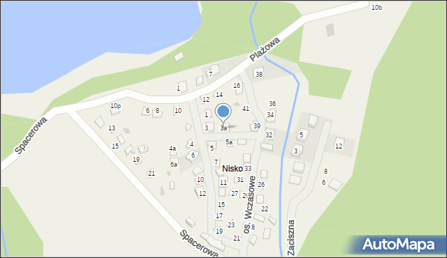 Lubowidz, Osiedle Wczasowe, 3a, mapa Lubowidz