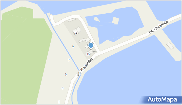 Ludwików, Osiedle Kociemba, 17, mapa Ludwików