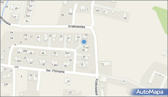 Lusina, Osiedle Dębowe, 29, mapa Lusina