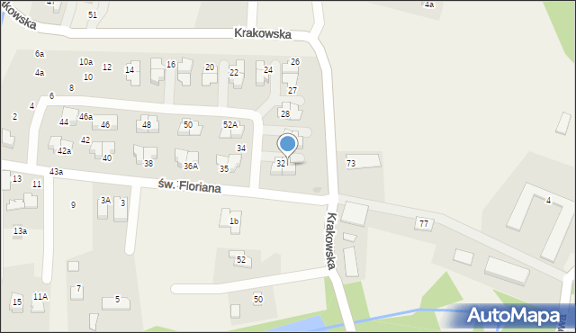 Lusina, Osiedle Dębowe, 33, mapa Lusina