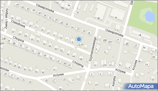 Lwówek Śląski, Osiedlowa, 3, mapa Lwówek Śląski