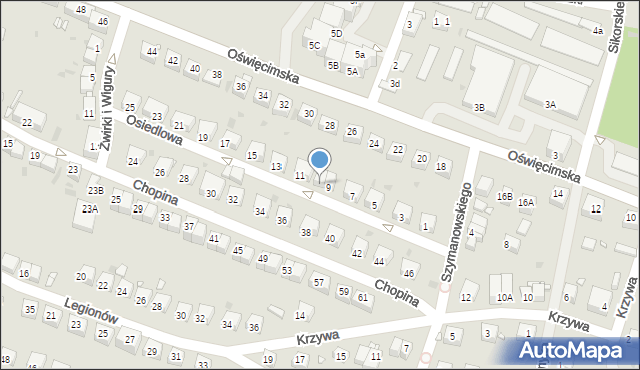 Lwówek Śląski, Osiedlowa, 9A, mapa Lwówek Śląski