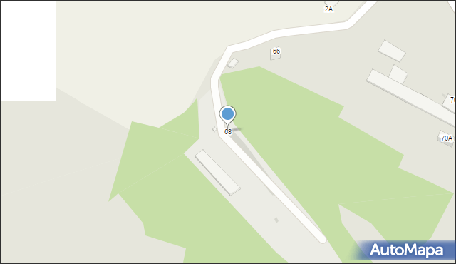 Lwówek Śląski, Oświęcimska, 68, mapa Lwówek Śląski
