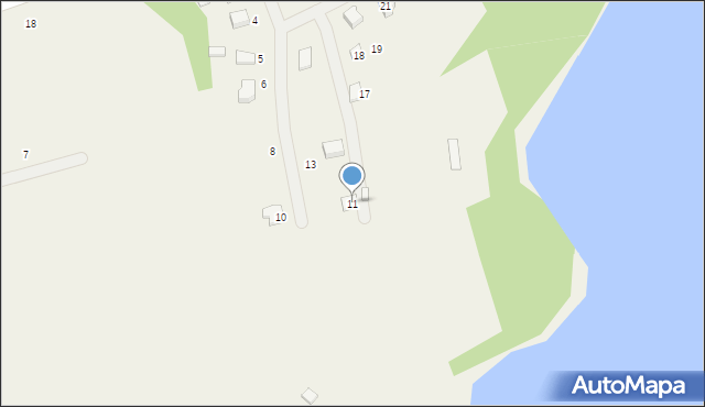 Łyśniewo Sierakowickie, Osiedle Klonowe, 11, mapa Łyśniewo Sierakowickie