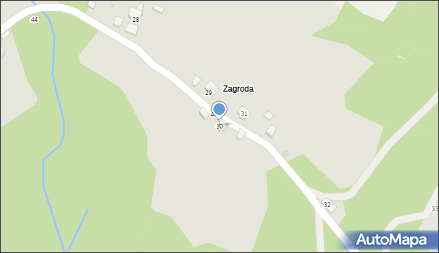 Maków Podhalański, Osiedle Makowska Góra, 30, mapa Maków Podhalański
