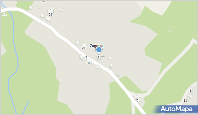 Maków Podhalański, Osiedle Makowska Góra, 31, mapa Maków Podhalański