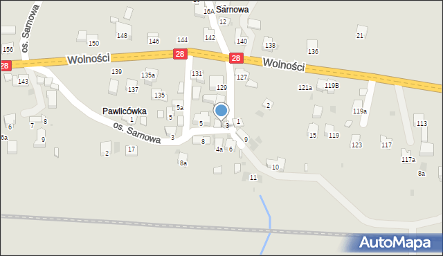 Maków Podhalański, Osiedle Pawlicówka, 4, mapa Maków Podhalański