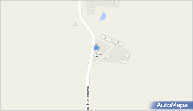 Mąkowarsko, Osiedle Łakomowo, 2, mapa Mąkowarsko