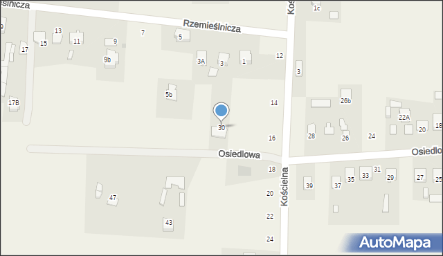 Makowiec, Osiedlowa, 30, mapa Makowiec