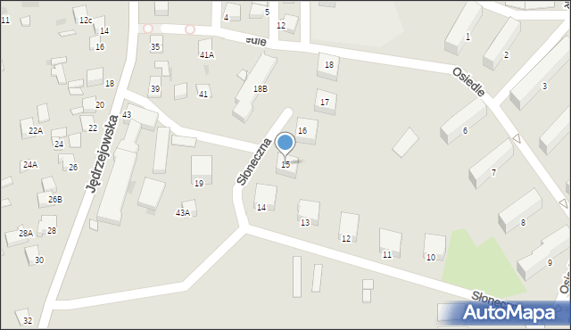 Małogoszcz, Osiedle, 15, mapa Małogoszcz