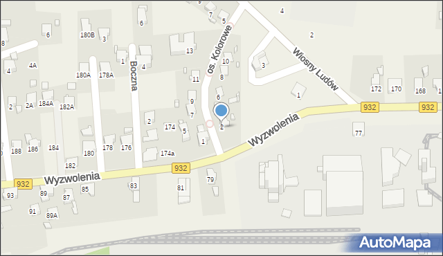 Marklowice, Osiedle Kolorowe, 2, mapa Marklowice
