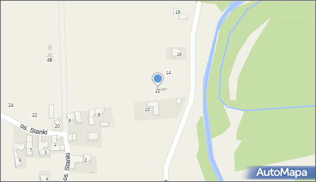 Maruszyna, Osiedle Stanki, 12, mapa Maruszyna