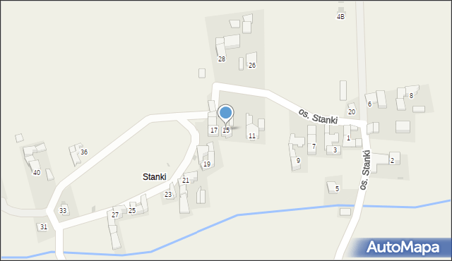 Maruszyna, Osiedle Stanki, 15, mapa Maruszyna