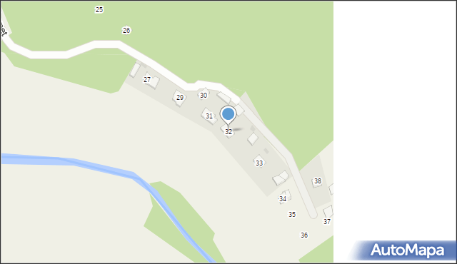 Mermet, Osiedle Mały Mermet, 32, mapa Mermet