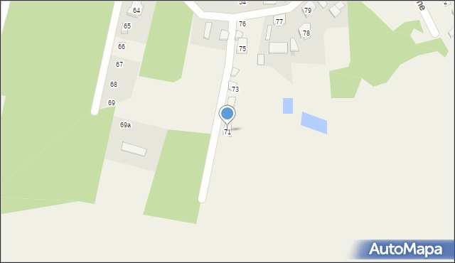 Mermet, Osiedle Wiosełka, 71, mapa Mermet