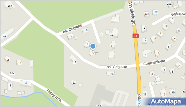 Miastko, Osiedle Ceglane, 5, mapa Miastko