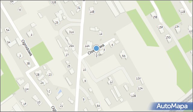 Michałów-Reginów, Osiedlowa, 2, mapa Michałów-Reginów