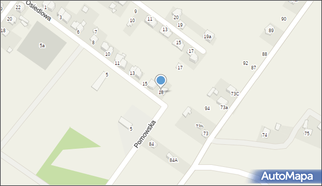 Miechów-Charsznica, Osiedlowa, 18, mapa Miechów-Charsznica