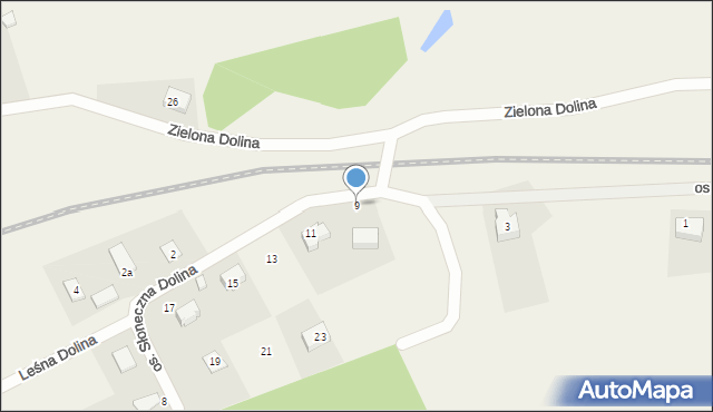 Miechucino, Osiedle Słoneczna Dolina, 9, mapa Miechucino