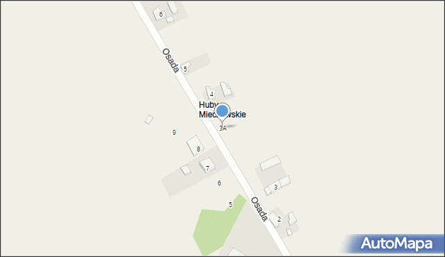 Mieczewo, Osada, 3A, mapa Mieczewo