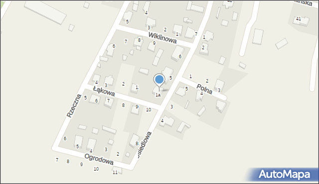 Miedzichowo, Osiedlowa, 5A, mapa Miedzichowo