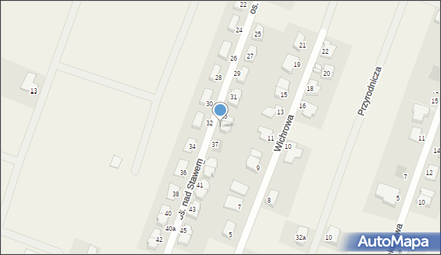 Mierzyn, Osiedle nad Stawem, 35A, mapa Mierzyn