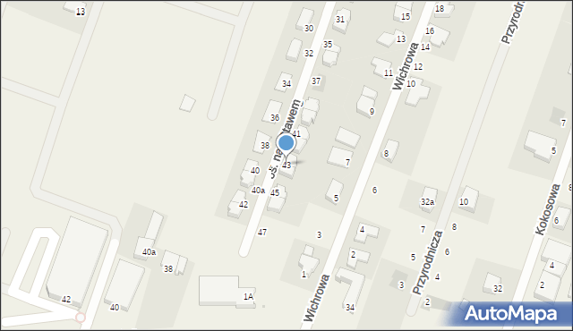 Mierzyn, Osiedle nad Stawem, 43, mapa Mierzyn