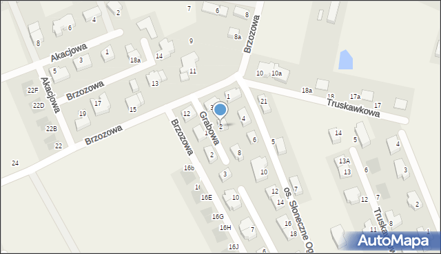 Mierzyn, Osiedle Słoneczne Ogrody, 2, mapa Mierzyn