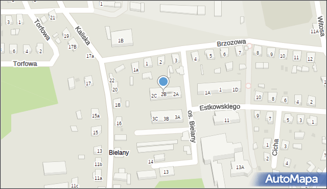 Mikstat, Osiedle Bielany, 2B, mapa Mikstat