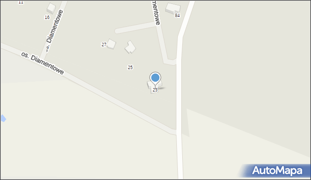 Mirosławiec, Osiedle Diamentowe, 23, mapa Mirosławiec