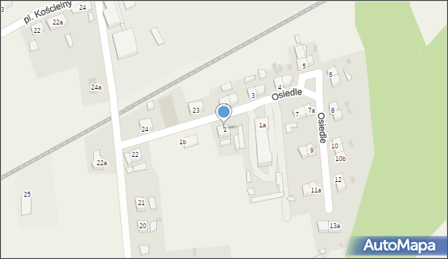 Mirostowice Dolne, Osiedle, 1, mapa Mirostowice Dolne
