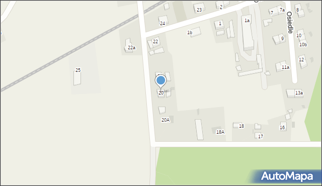 Mirostowice Dolne, Osiedle, 20, mapa Mirostowice Dolne