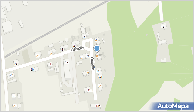 Mirostowice Dolne, Osiedle, 8, mapa Mirostowice Dolne