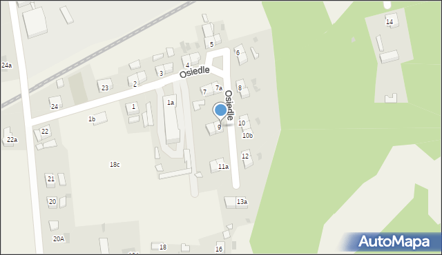 Mirostowice Dolne, Osiedle, 9a, mapa Mirostowice Dolne