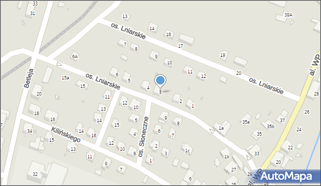 Mirsk, Osiedle Lniarskie, 3, mapa Mirsk