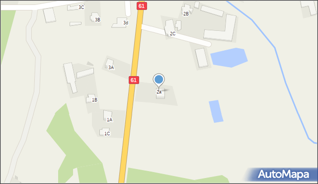 Młynarze, Ostrołęcka, 2a, mapa Młynarze