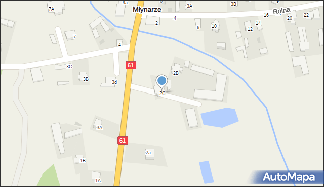 Młynarze, Ostrołęcka, 2C, mapa Młynarze