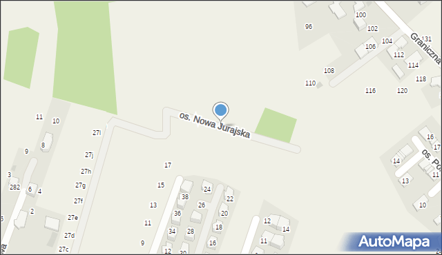 Modlnica, Osiedle Nowa Jurajska, 12, mapa Modlnica