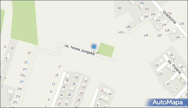 Modlnica, Osiedle Nowa Jurajska, 16, mapa Modlnica