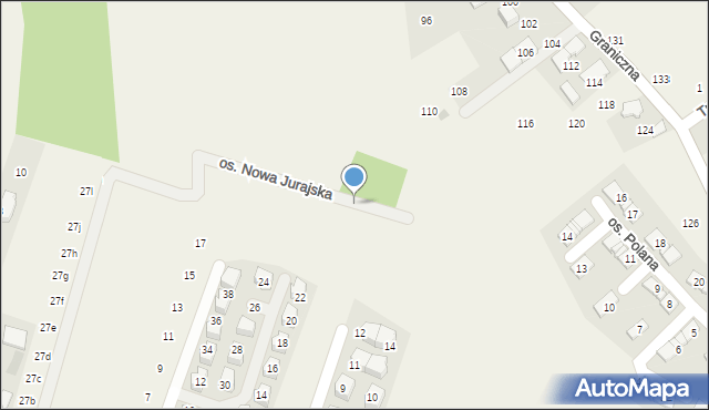 Modlnica, Osiedle Nowa Jurajska, 18, mapa Modlnica