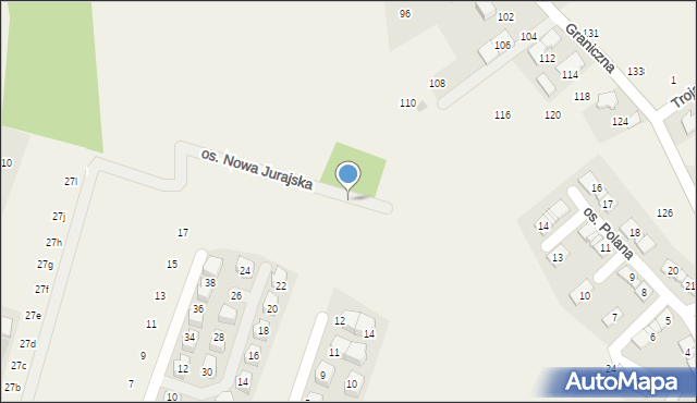 Modlnica, Osiedle Nowa Jurajska, 20, mapa Modlnica