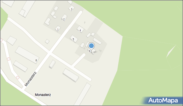 Monasterz, Osiedle Monasterz, 7, mapa Monasterz